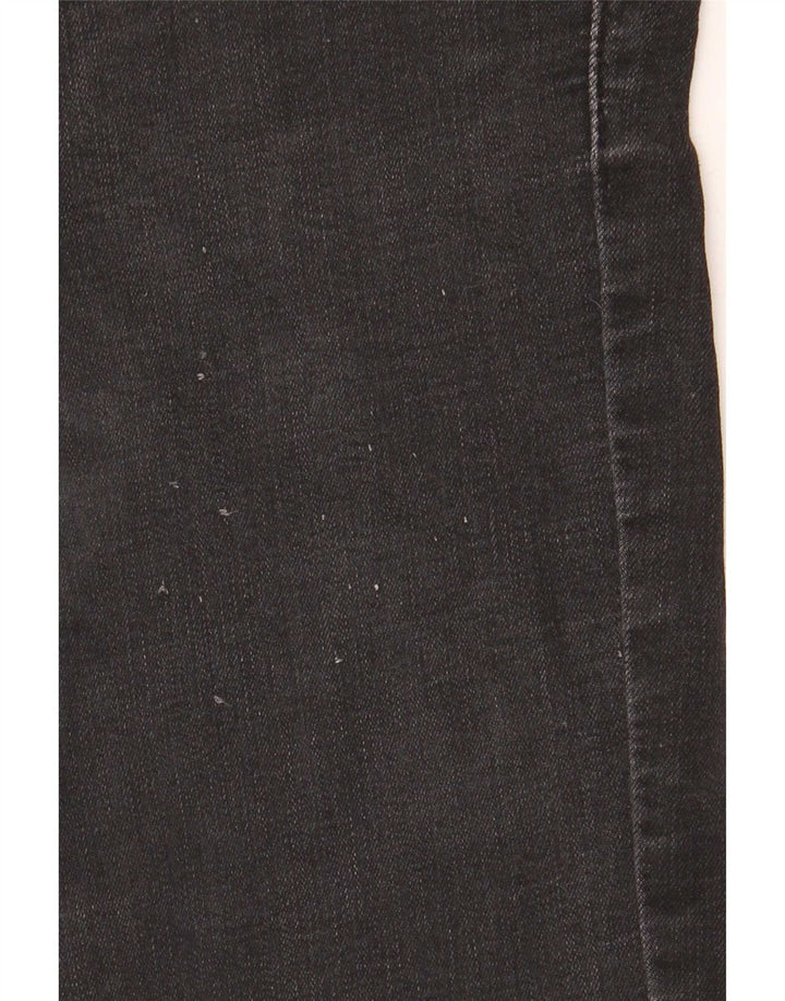 Levi's Womens 314 Shaping Denim Shorts W29 L28 Black Cotton
