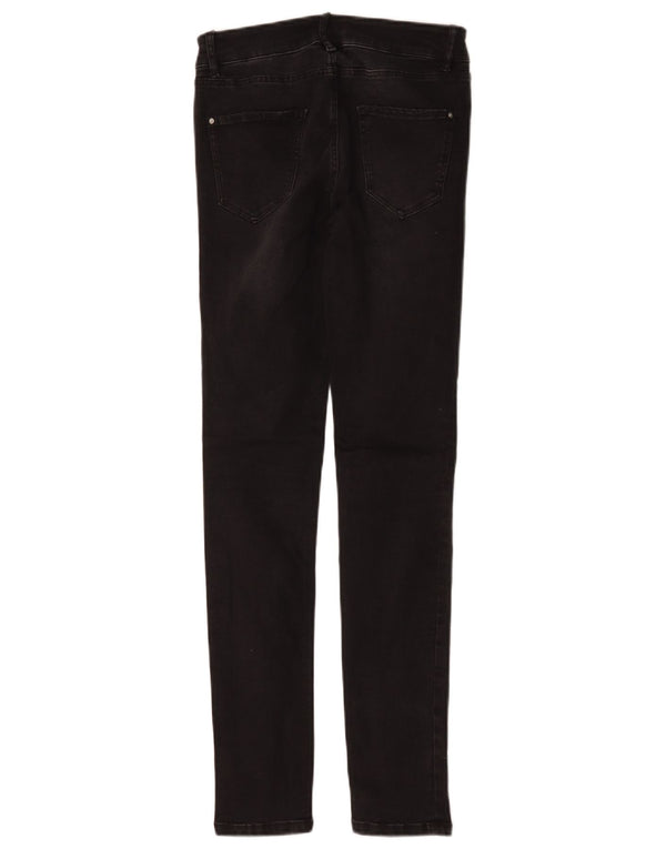 Massimo Dutti Womens Skinny Jeans EU 34 2XS W24 L29 Black Cotton