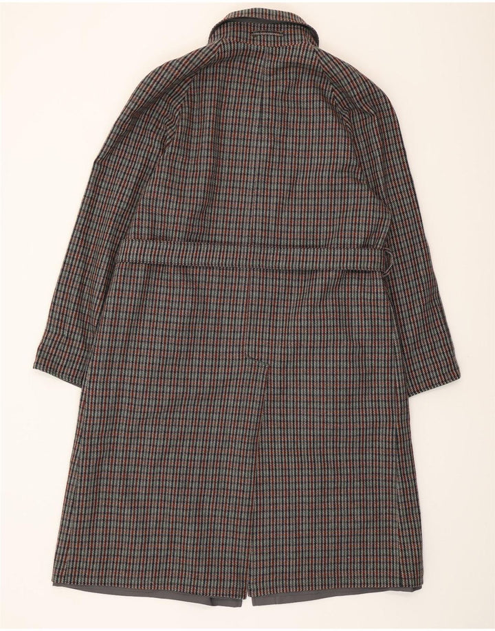 Blue Devil Mens Reversible Overcoat UK 38 Medium Grey
