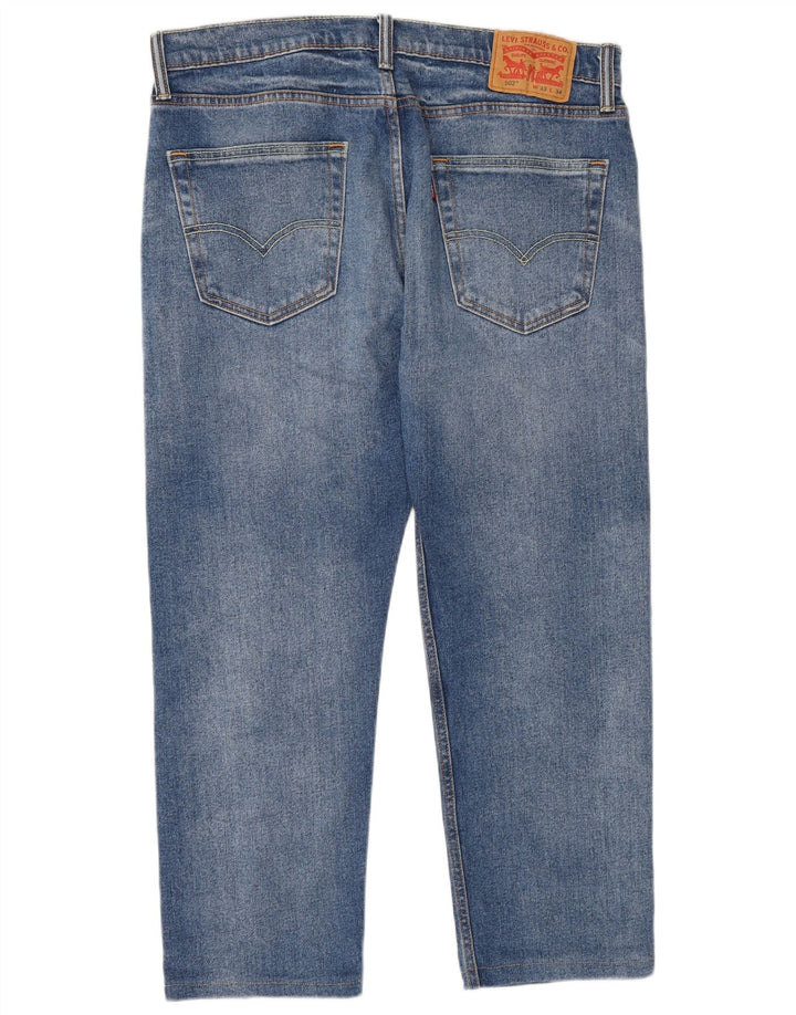 Levi's Mens 502 Tapered Jeans W33 L28 Blue Cotton
