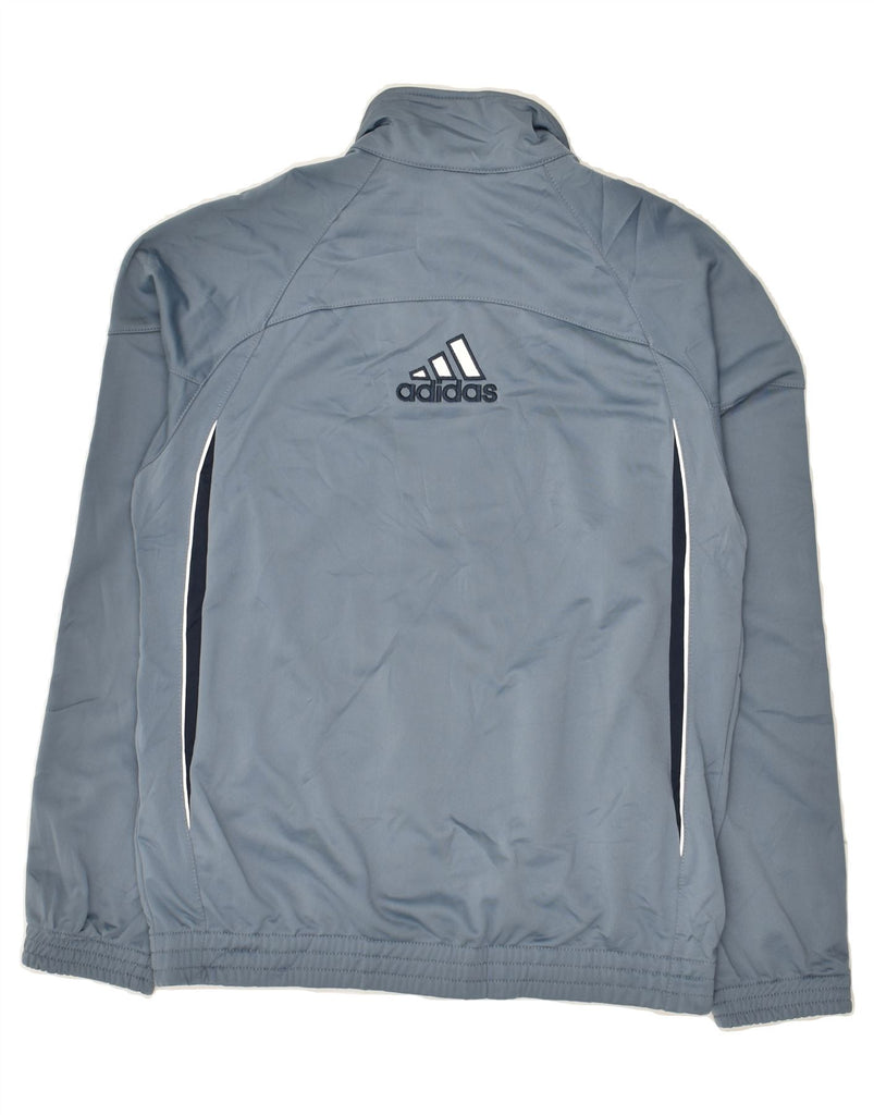 ADIDAS Mens Graphic Tracksuit Top Jacket UK 32/34 XS Blue Colourblock | Vintage Adidas | Thrift | Second-Hand Adidas | Used Clothing | Messina Hembry 