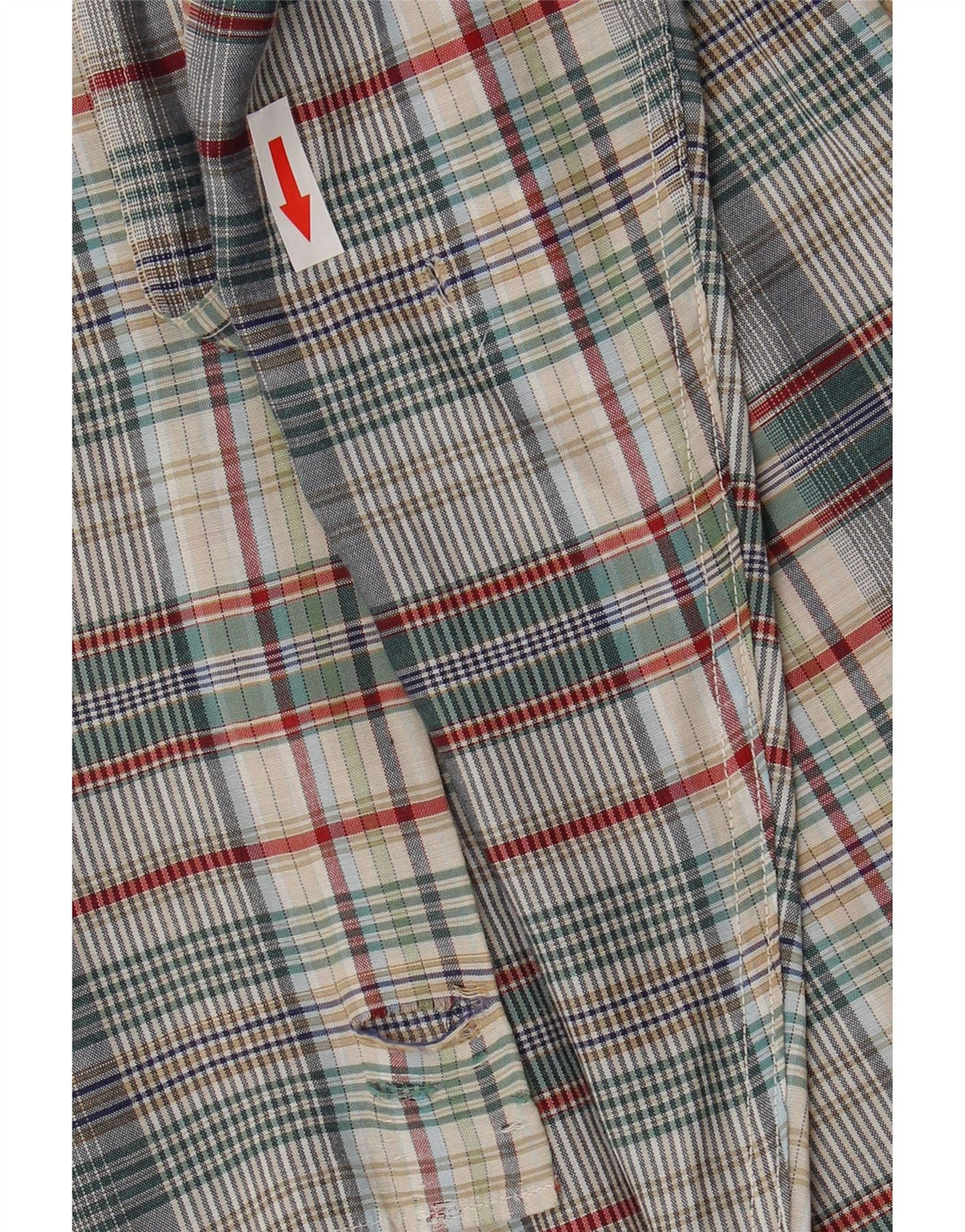 Henry Cottons Mens Flannel Shirt Size 41 16 Large Multicoloured Check