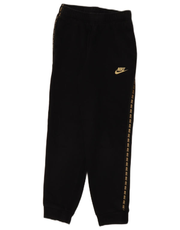 Nike Boys Graphic Tracksuit Trousers Joggers 12-13 Years Large Black