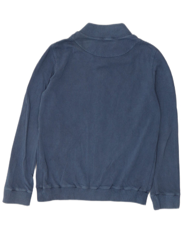 Harmont & Blaine Boys Cardigan Sweater 11-12 Years Blue Cotton