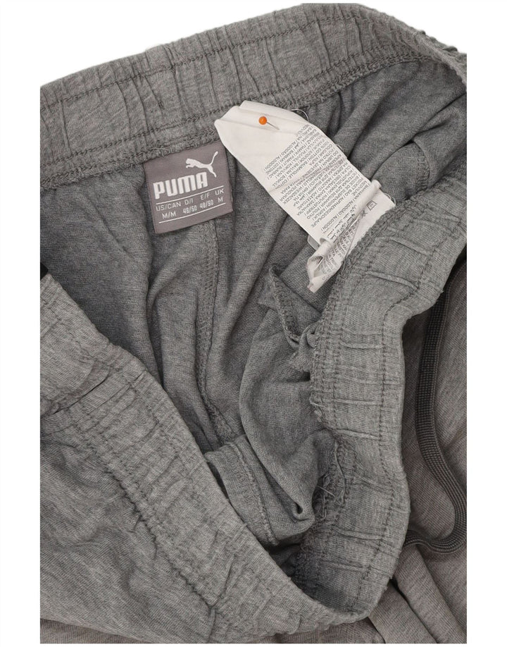 PUMA Mens Sport Shorts Medium Grey Cotton