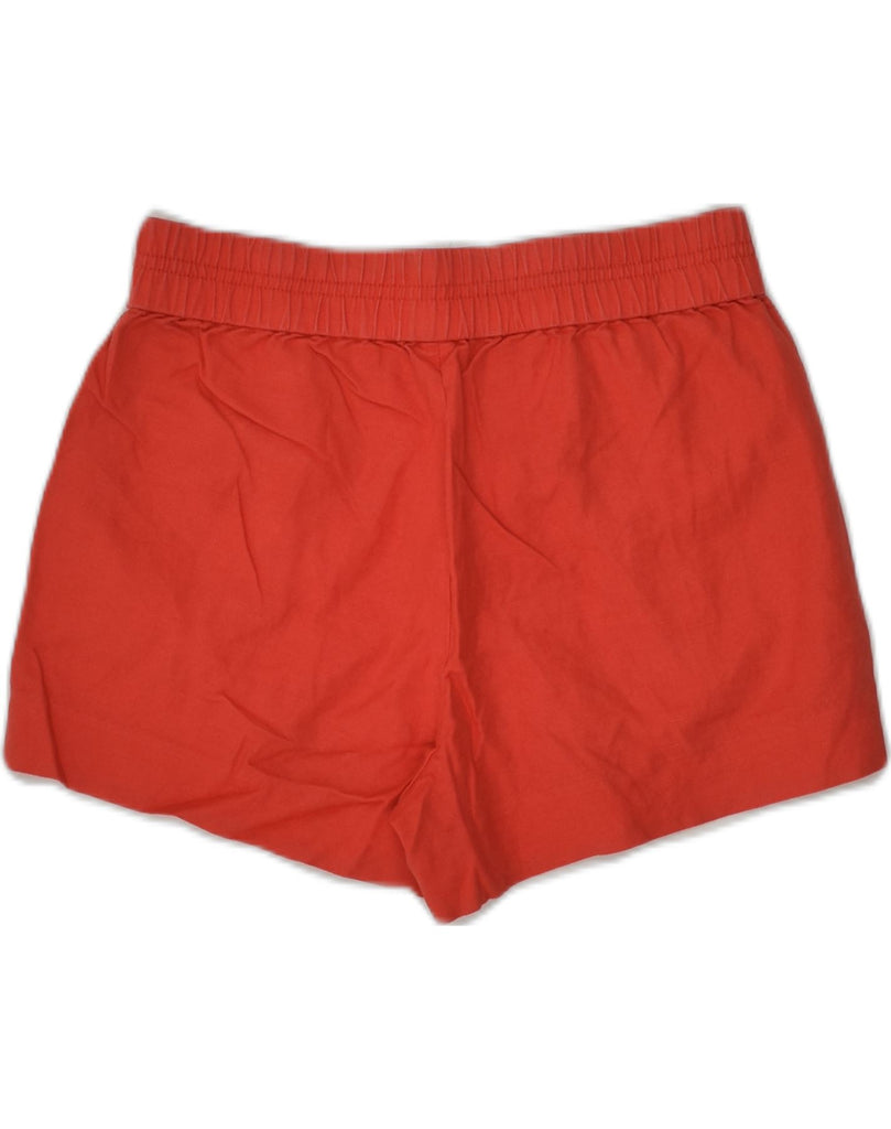 J. CREW Womens Sport Shorts US 00 2XS  Red Linen | Vintage J. Crew | Thrift | Second-Hand J. Crew | Used Clothing | Messina Hembry 