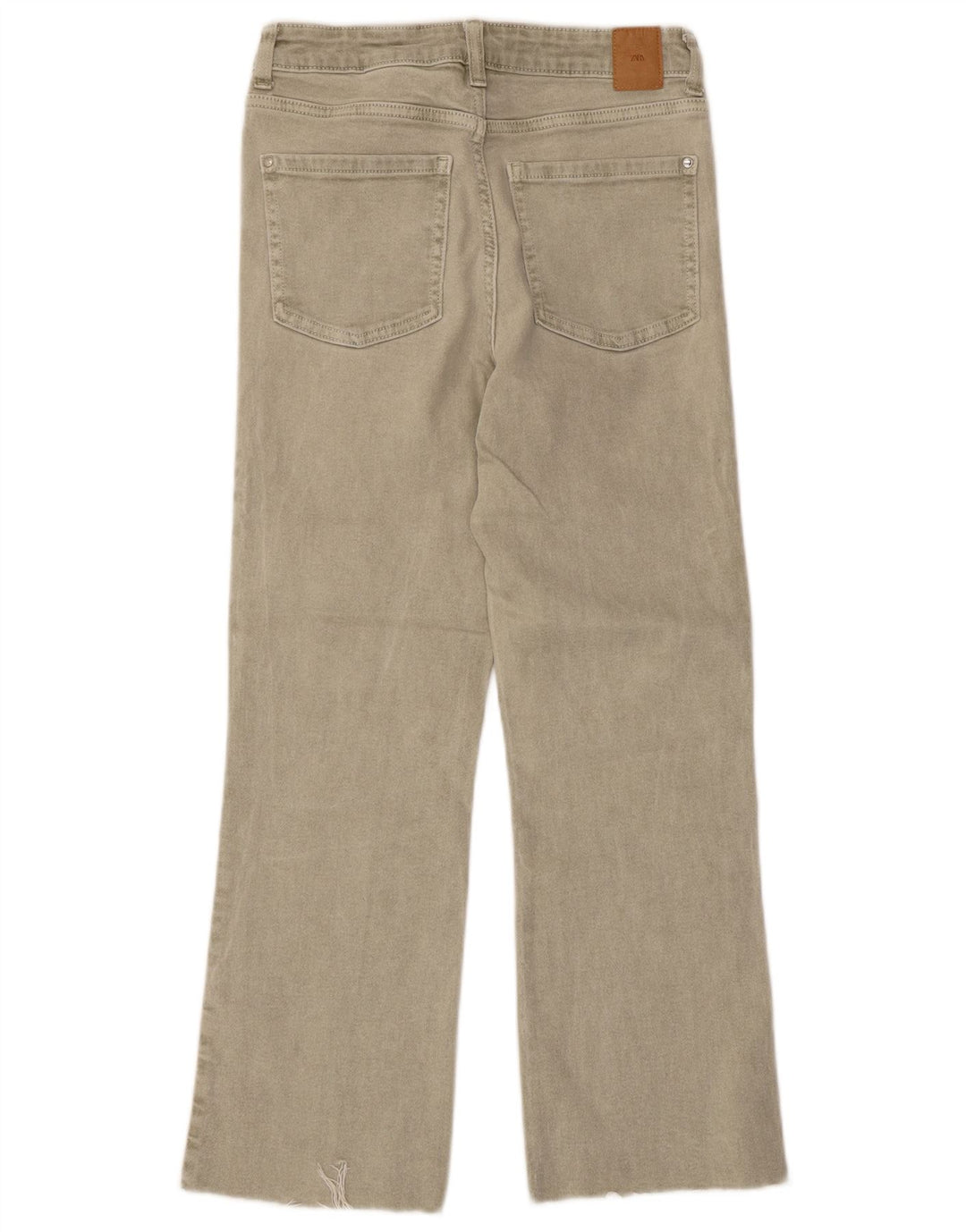 Zara Womens Straight Jeans EU 36 XS W26 L26 Grey Cotton