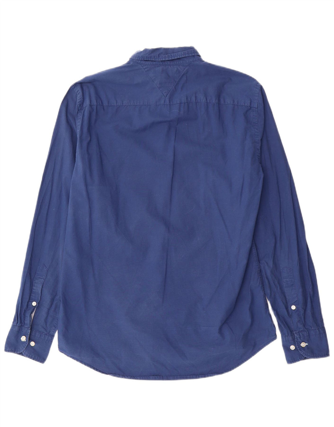 Tommy Hilfiger Mens Regular Fit Shirt Medium Blue Cotton