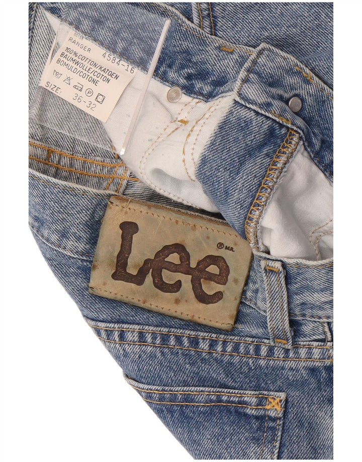 Lee Mens Ranger Straight Jeans W36 L32 Blue Cotton