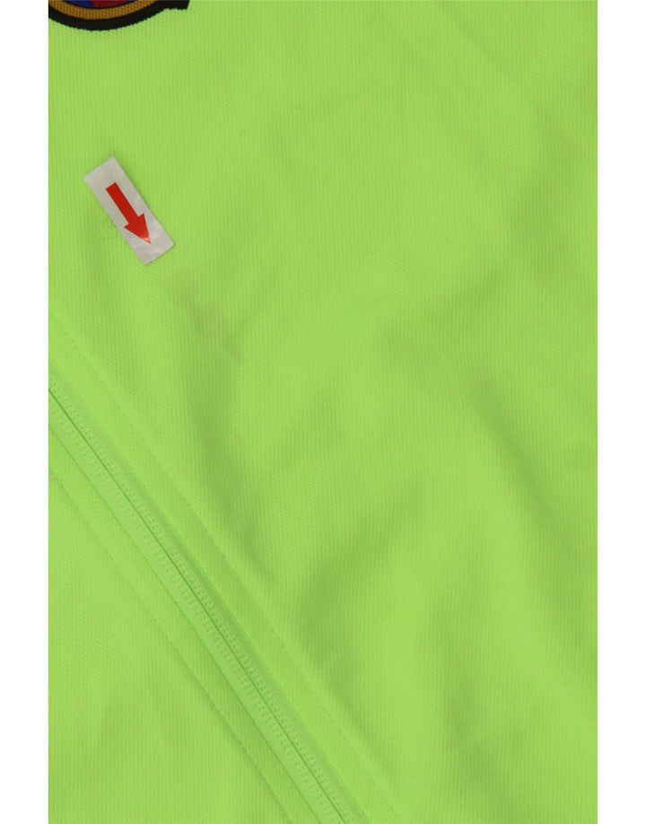 Nike Mens FCB Tracksuit Top Jacket Small Green Colourblock Polyester