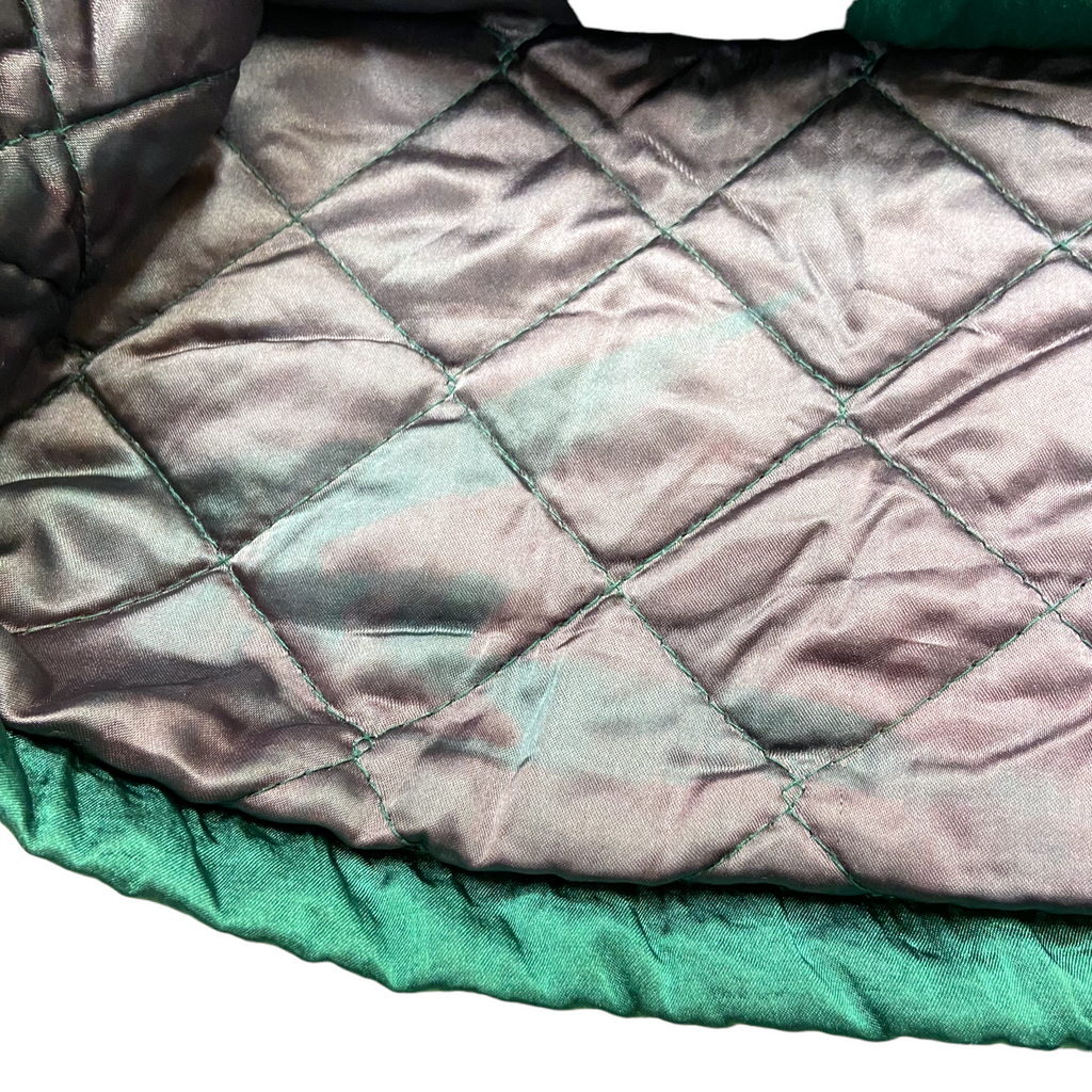 Esprit Long Quilted Coat | Vintage High End Luxury Designer Green VTG | Vintage Messina Hembry | Thrift | Second-Hand Messina Hembry | Used Clothing | Messina Hembry 