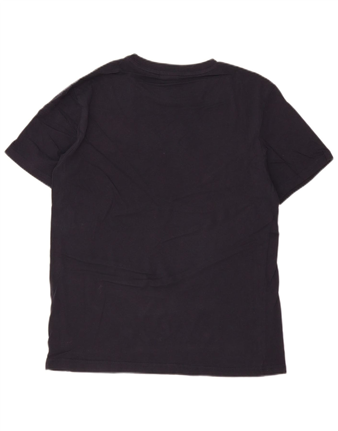 CHAMPION Mens Graphic T-Shirt Top Medium Navy Blue Cotton