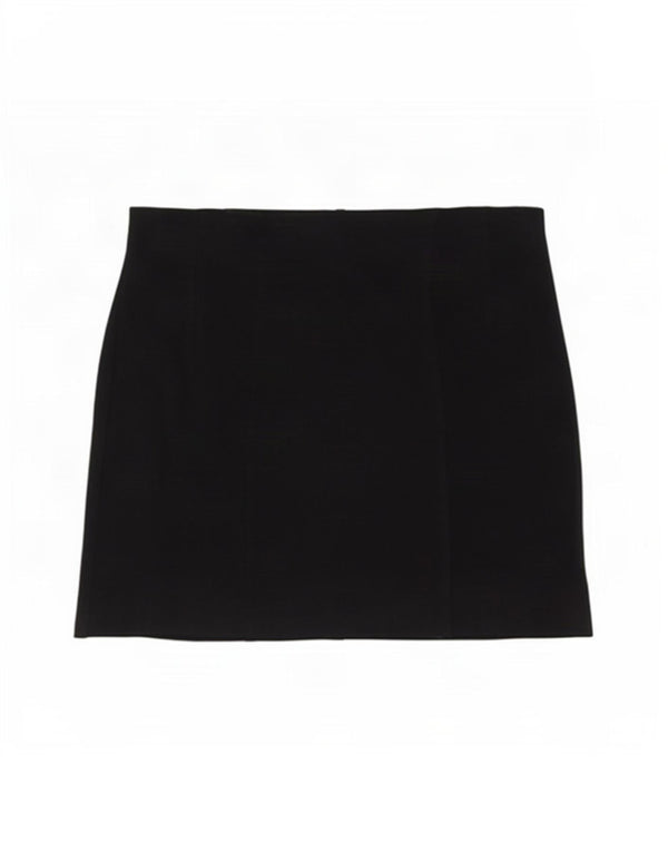 Marks & Spencer Womens Mini Skirt UK 20 2XL W38 Navy Blue Viscose