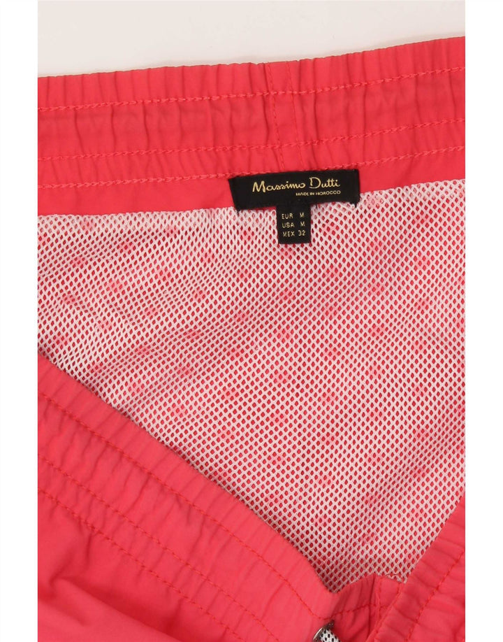 Massimo Dutti Mens Swimming Shorts Medium Red