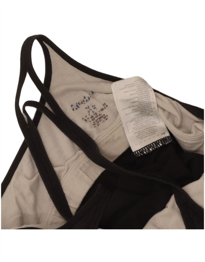 Reebok Womens Vest Top UK 8 Small Black Polyamide