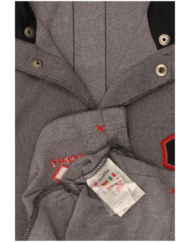 Lotto Mens Tracksuit Top Jacket UK 42/44 XL Grey Colourblock Polyester