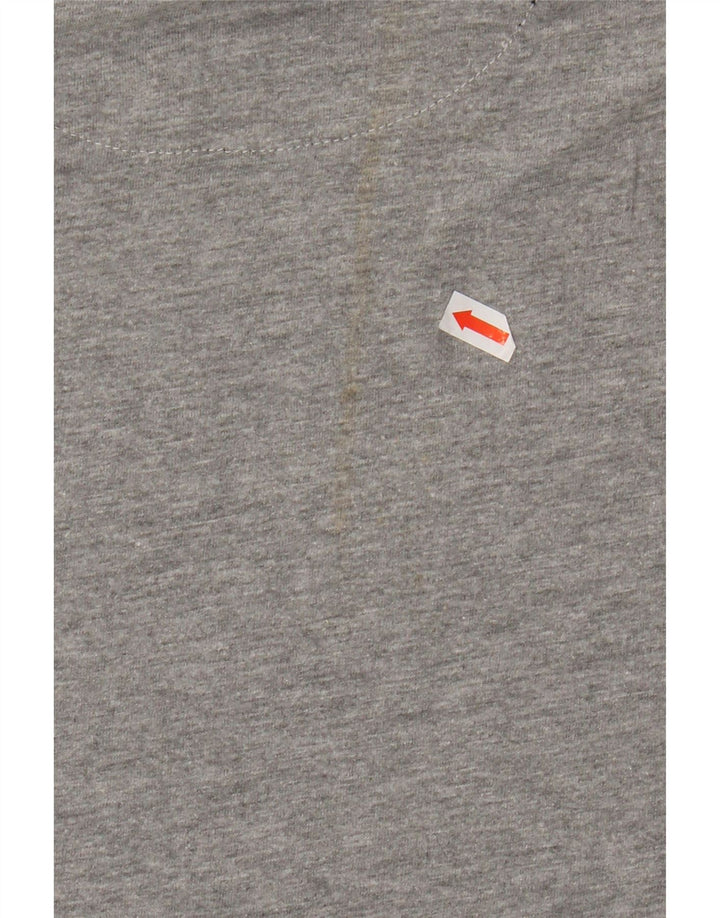 PIERRE CARDIN Mens T-Shirt Top Large Grey Colourblock Cotton