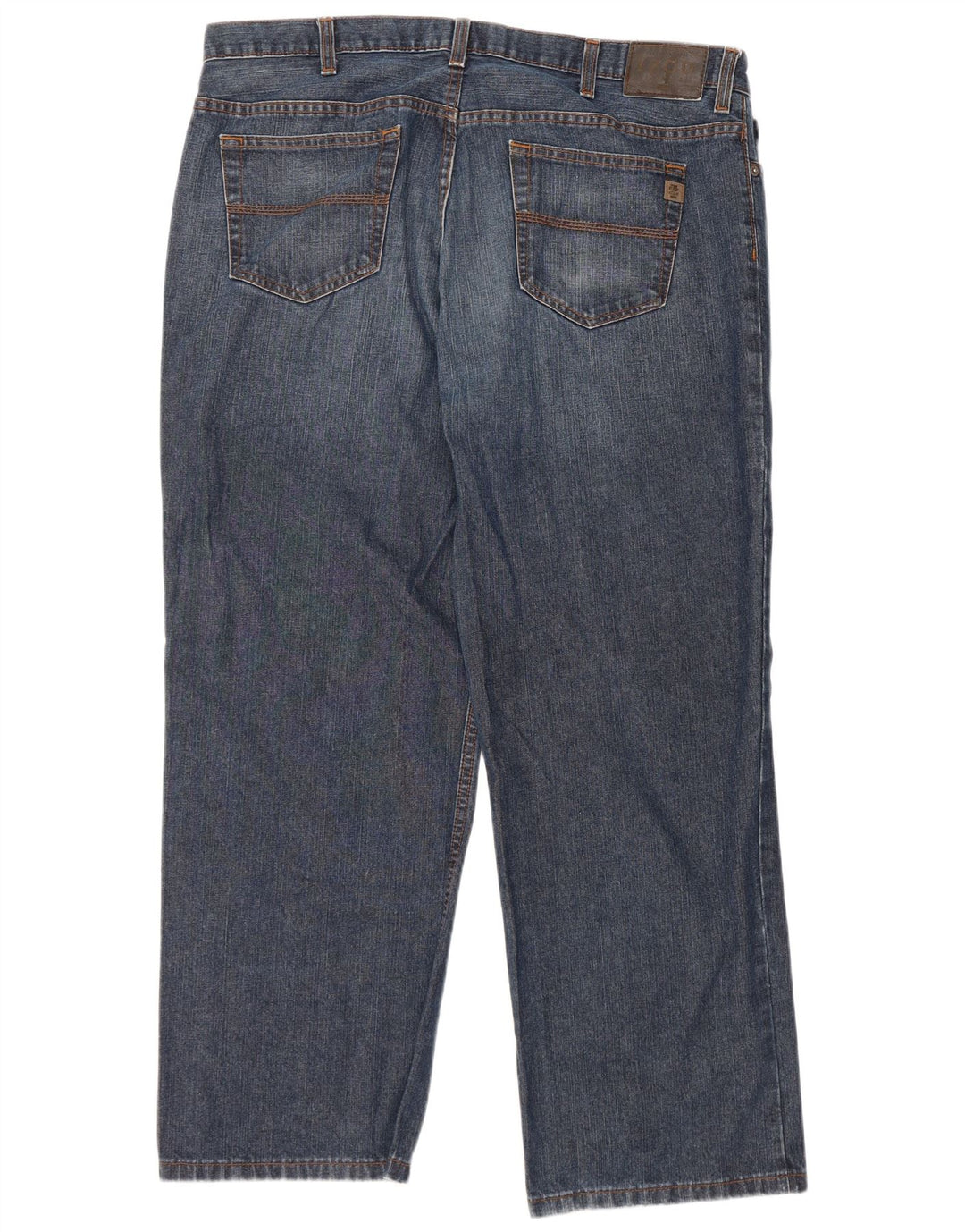 IZOD Mens Classic Fit Straight Jeans W40 L30 Blue Cotton