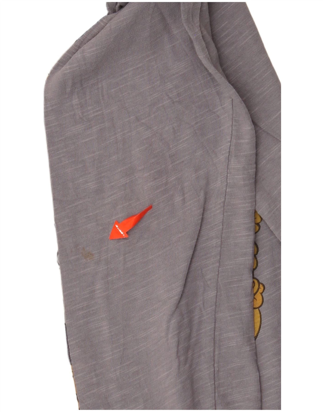 BENETTON Girls Disney Graphic Top Long Sleeve 13-14 Years Grey Flecked