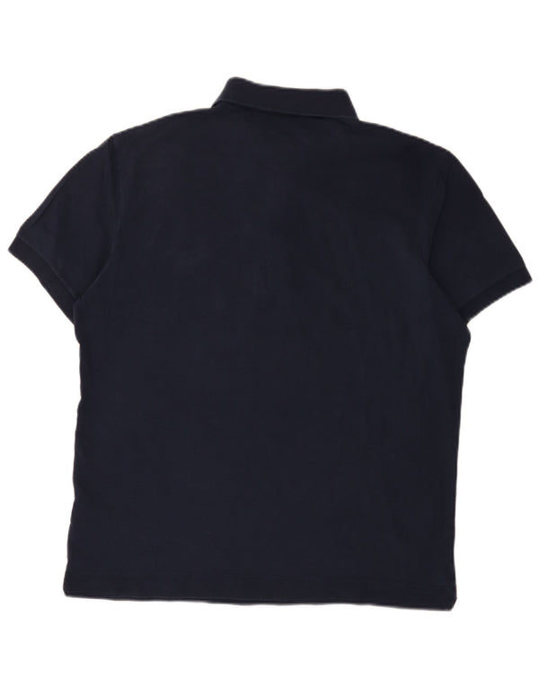 Lacoste Mens Regular Fit Polo Shirt Size 4 Medium Navy Blue