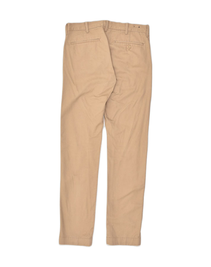 J. CREW Mens The Driggs Slim Casual Trousers W29 L32 Beige Cotton | Vintage J. Crew | Thrift | Second-Hand J. Crew | Used Clothing | Messina Hembry 