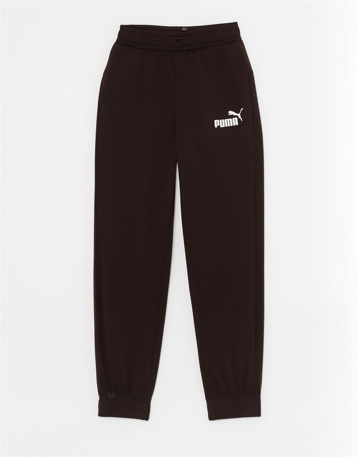 Puma Girls Tracksuit Trousers Joggers 11-12 Years Black Polyester