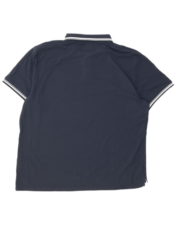 Helly Hansen Mens Polo Shirt 3XL Navy Blue Polyester
