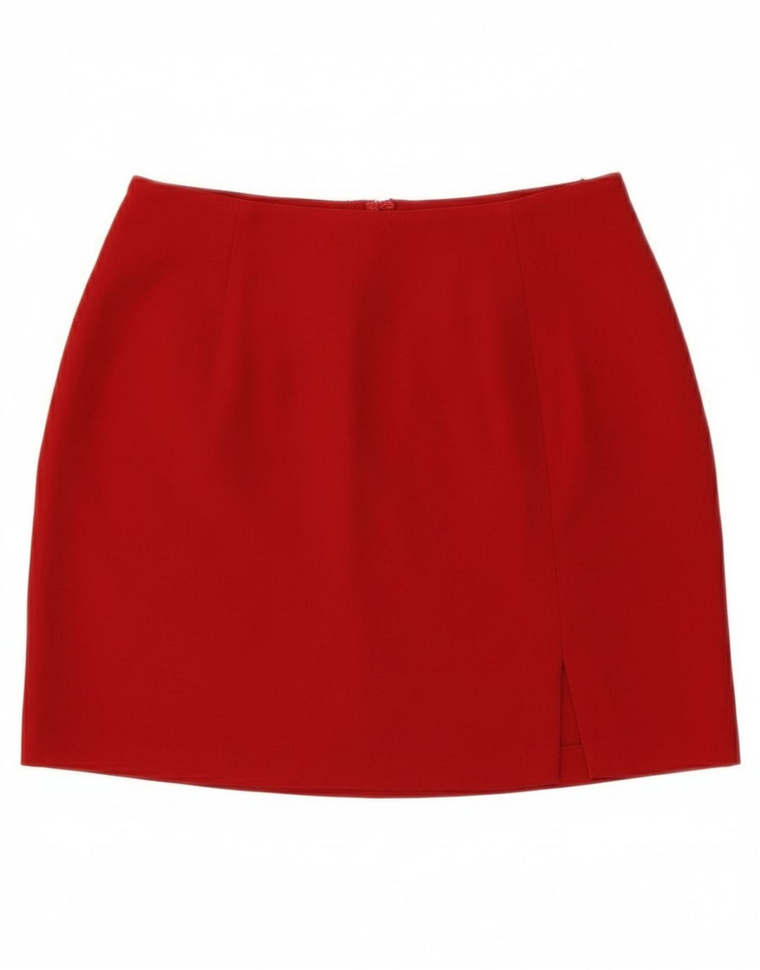 Aspesi Womens High Waist Mini Skirt IT 42 Medium W25  Red