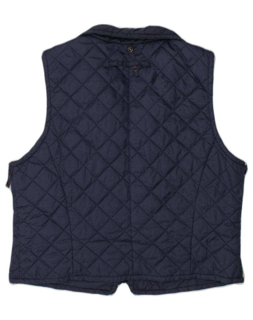 BLAUER Boys Quilted Gilet 11-12 Years Navy Blue Polyester | Vintage Blauer | Thrift | Second-Hand Blauer | Used Clothing | Messina Hembry 