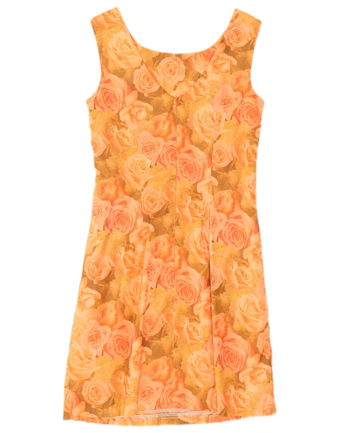 Fox's Womens Sleeveless Sheath Dress EU 36 Small Orange Floral