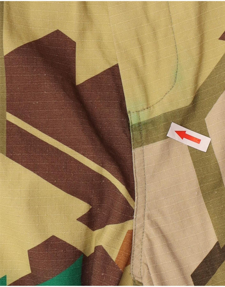 Vintage Mens Cargo Trousers Medium W32 L28 Multicoloured Geometric Cotton