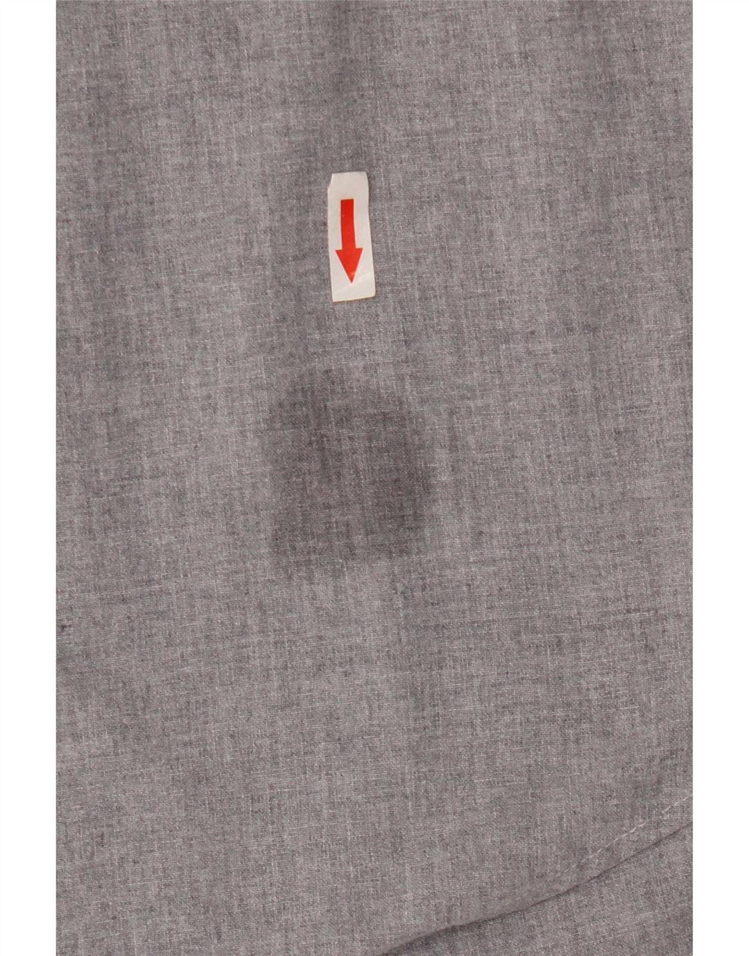 Benetton Mens Shirt Large Grey Cotton