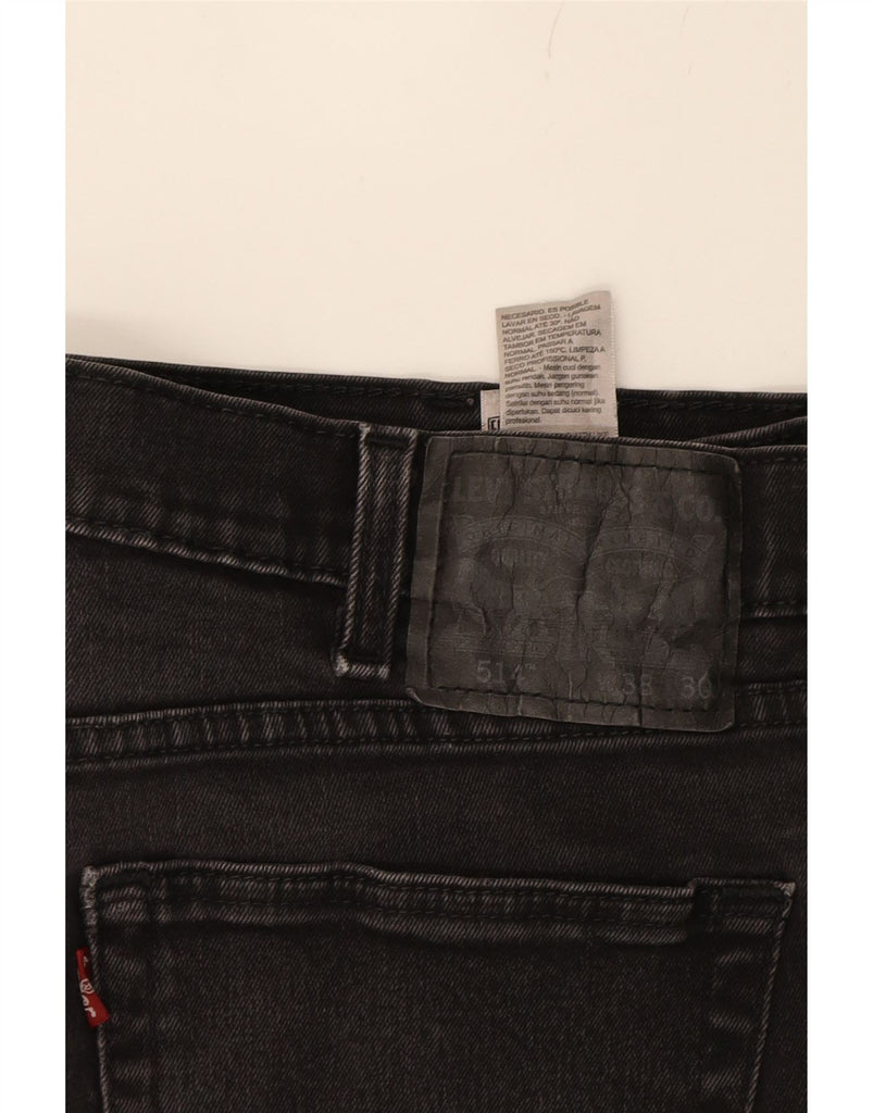 LEVI'S Mens 514 Straight Jeans W33 L30 Black Cotton Vintage Levi's and Second-Hand Levi's from Messina Hembry 