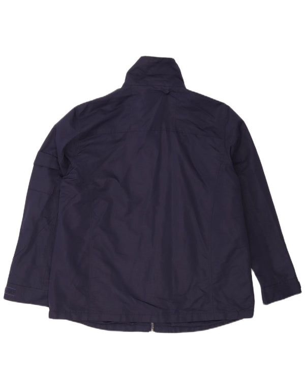 PACO Womens Military Jacket UK 18 XL Navy Blue Polyester