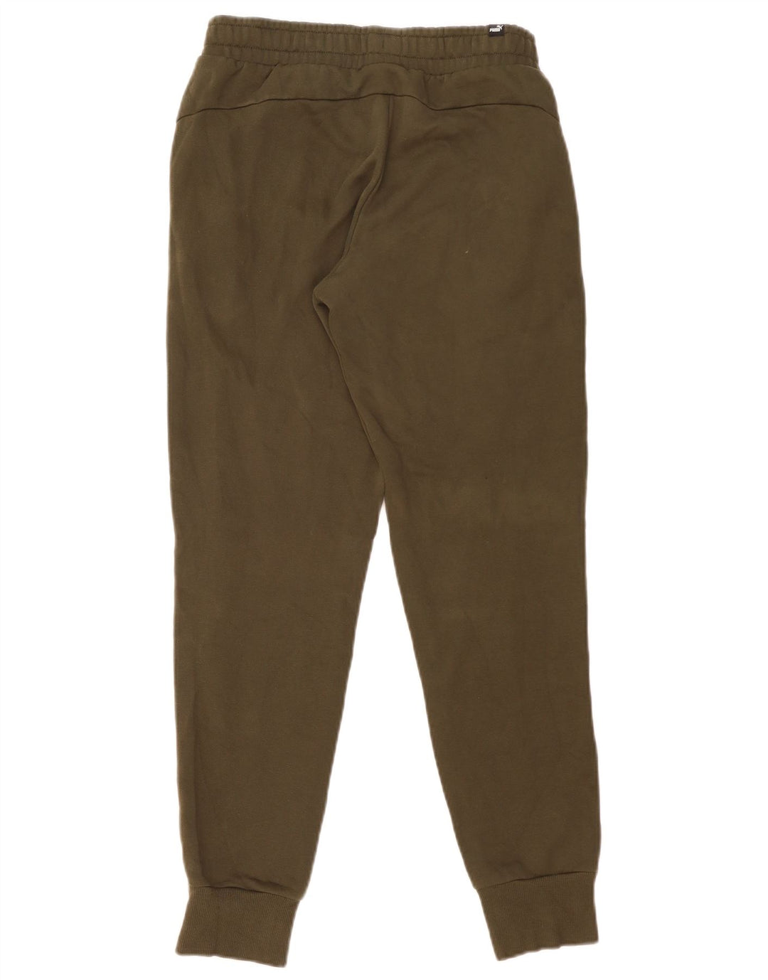 Puma Mens Tracksuit Trousers Joggers Small Khaki Cotton