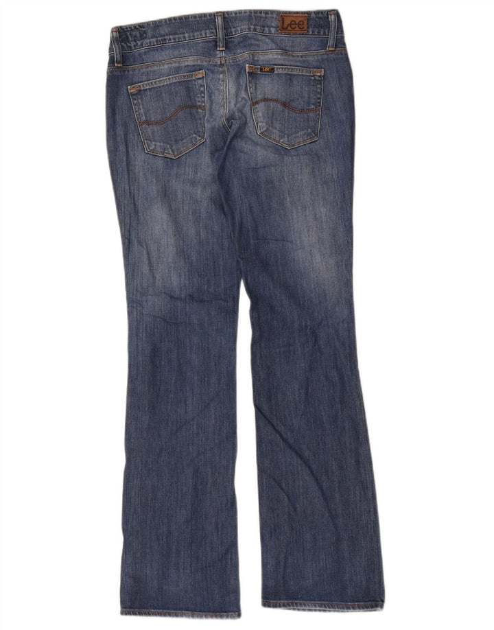 Lee Womens Coral Bootcut Jeans W30 L33 Blue Cotton