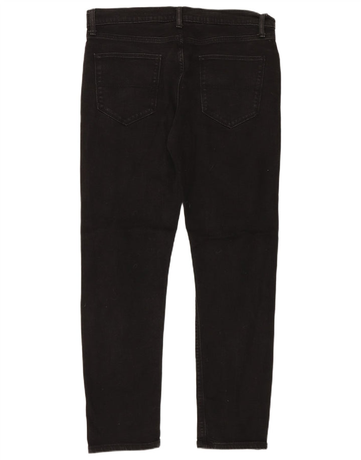 Marks & Spencer Mens Slim Jeans W34 L31 Black Cotton