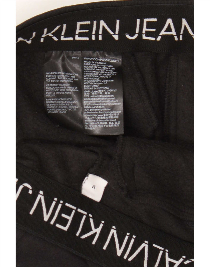 Calvin Klein Jeans Mens Tracksuit Trousers Medium Black Cotton