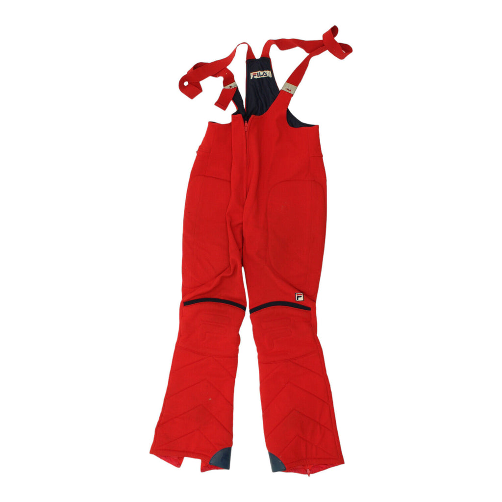 FILA Mens Red Ski Salopettes | Vintage Designer Winter Sports Snow Pants VTG | Vintage Messina Hembry | Thrift | Second-Hand Messina Hembry | Used Clothing | Messina Hembry 