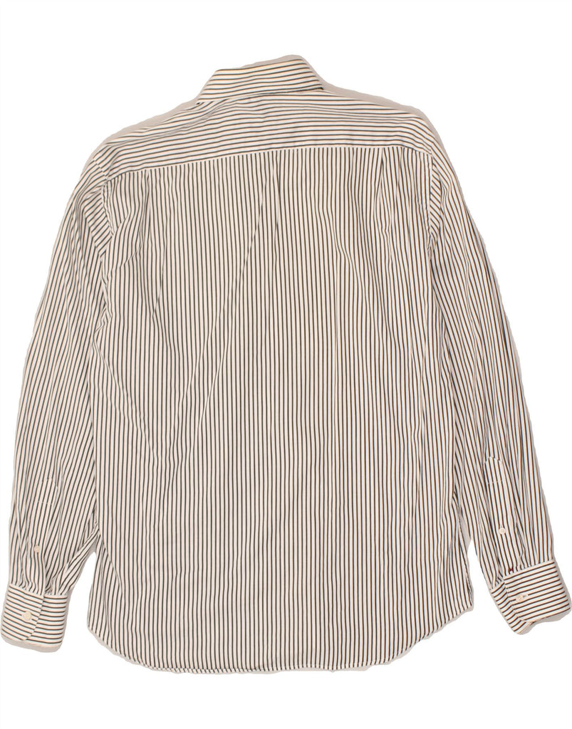 TOMMY HILFIGER Mens Tailored Shirt Size 39 15 1/2 Medium Grey Pinstripe | Vintage Tommy Hilfiger | Thrift | Second-Hand Tommy Hilfiger | Used Clothing | Messina Hembry 