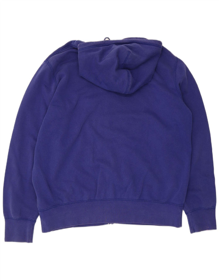 Nike Mens Zip Hoodie Sweater XL Blue Cotton