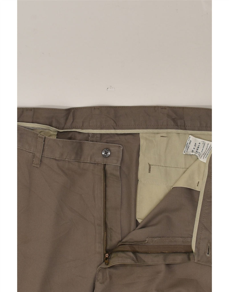 LEE Mens Tapered Chino Trousers W40 L29  Brown Cotton | Vintage Lee | Thrift | Second-Hand Lee | Used Clothing | Messina Hembry 