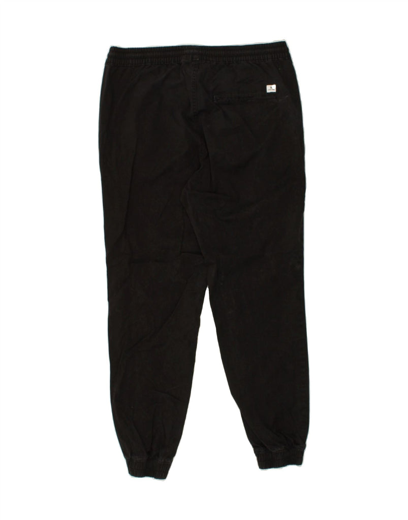 JACK & JONES Mens Tracksuit Trousers Joggers Medium Black Cotton | Vintage Jack & Jones | Thrift | Second-Hand Jack & Jones | Used Clothing | Messina Hembry 