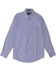 NAUTICA Boys Poplin Shirt 15-16 Years Blue Cotton