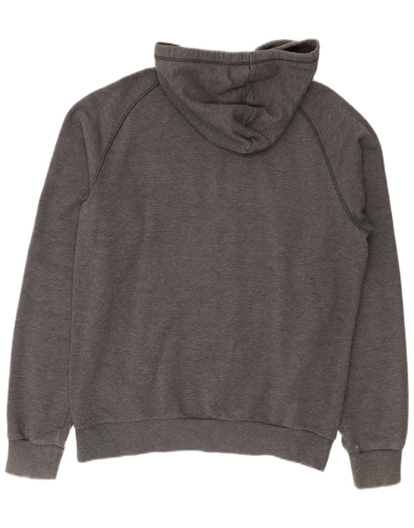 Adidas Mens Zip Hoodie Sweater Large Grey Cotton
