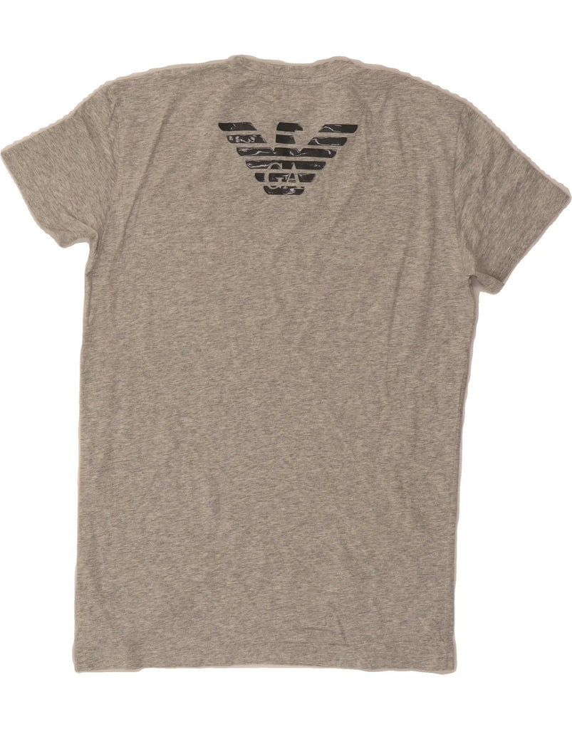 EMPORIO ARMANI Womens Underwear Graphic T-Shirt Top UK 12 Medium Grey Vintage Emporio Armani and Second-Hand Emporio Armani from Messina Hembry 