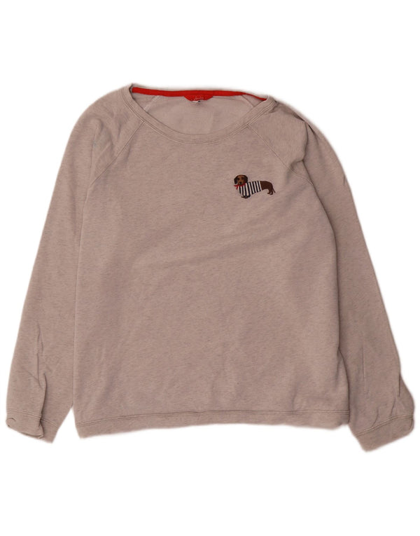 Joules Womens Sweatshirt Jumper UK 18 XL Grey Cotton