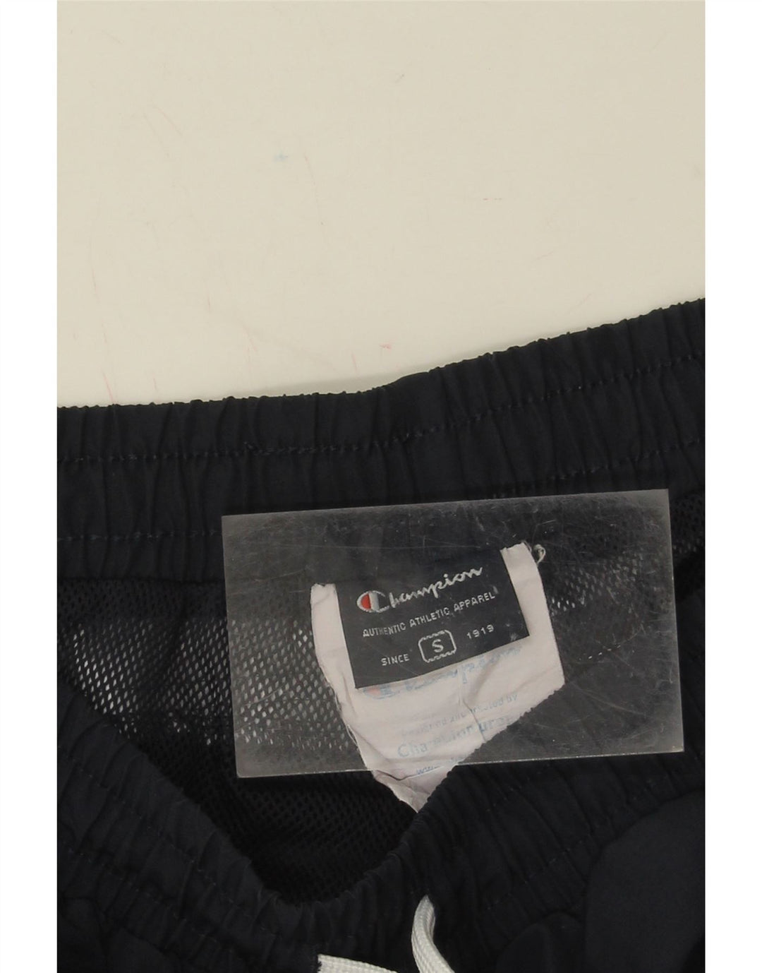 CHAMPION Mens Capri Tracksuit Trousers Small  Navy Blue Colourblock