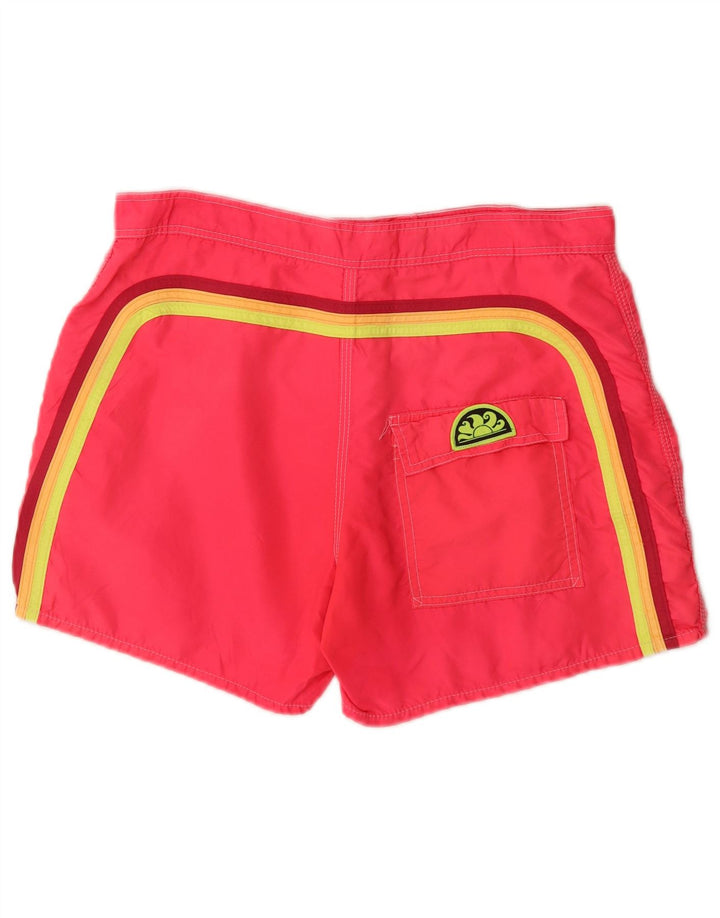 Sundek Mens Swimming Shorts Medium Pink Nylon
