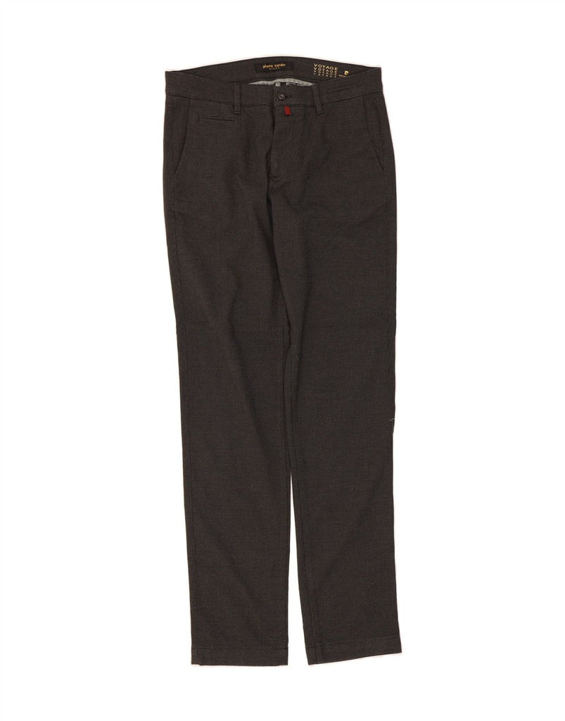 PIERRE CARDIN Mens Lyon Straight Chino Trousers W33 L34 Grey Cotton Vintage Pierre Cardin and Second-Hand Pierre Cardin from Messina Hembry 